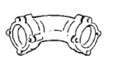 Druckrohrbogen