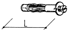 Hohlraumdübel